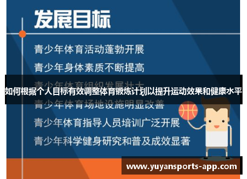 如何根据个人目标有效调整体育锻炼计划以提升运动效果和健康水平